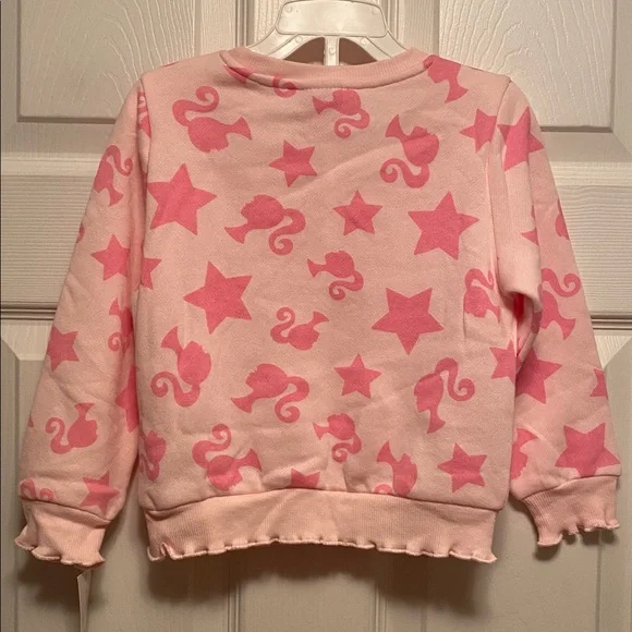 Barbie Girls Pink Sweatshirt…size 4T - Picture 2 of 5